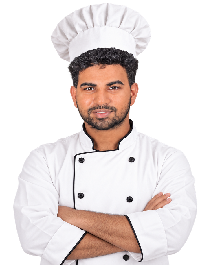 Chef preparing fresh food